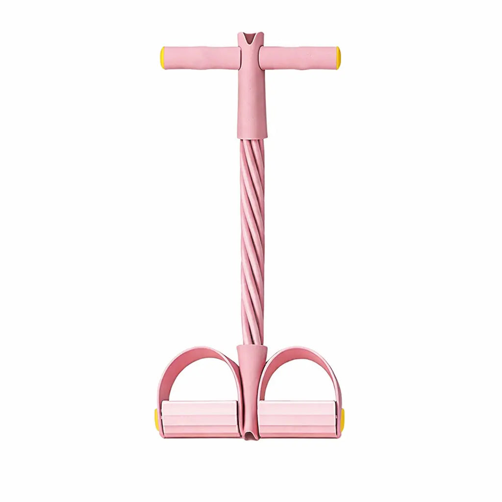 Upgraded 6-Tube Pedal Resistance Band: Multi-Functional Sit-Up Pull Ropehome Fitness Resistance Trainer Portable Exercise Equipment for Daily Workout